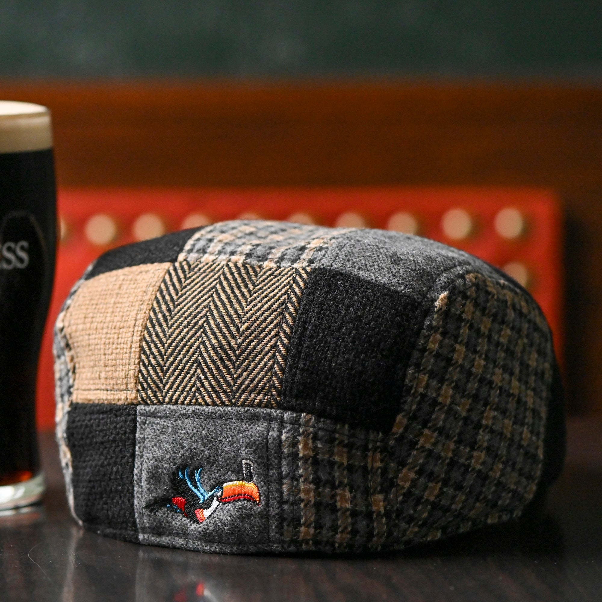 The Guinness Gilroy Boston Scally Cap - Patchwork by Boston Scally Co ...
