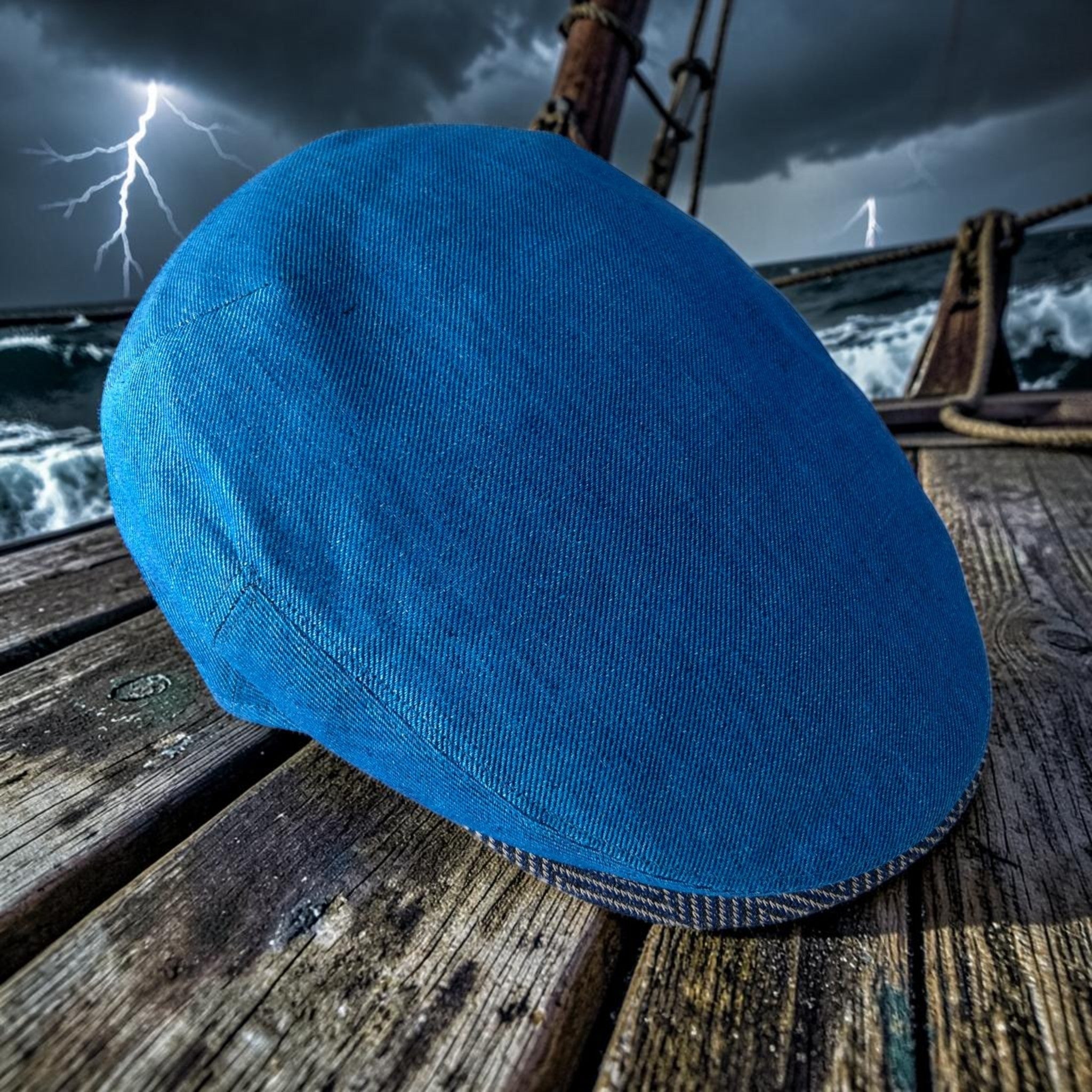 Bike Night Flannel Flat Cap by FunkyBrims — The Cap Catalogue
